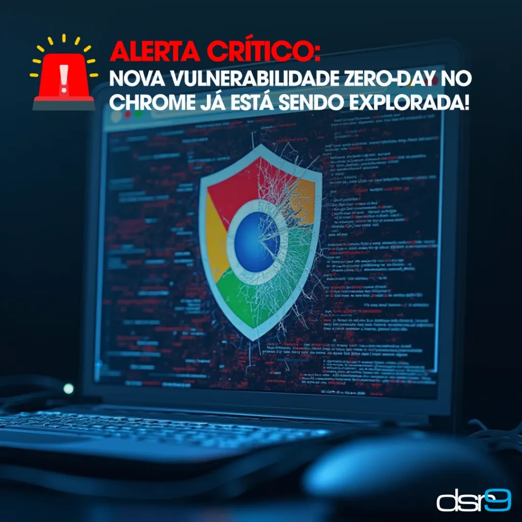 ALERTA CRÍTICO: Nova vulnerabilidade Zero-Day no Chrome já está sendo explorada!