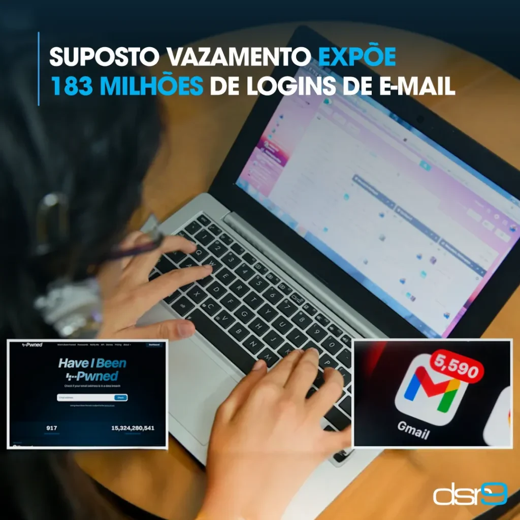 Suposto vazamento expõe 183 milhões de logins de e-mail
