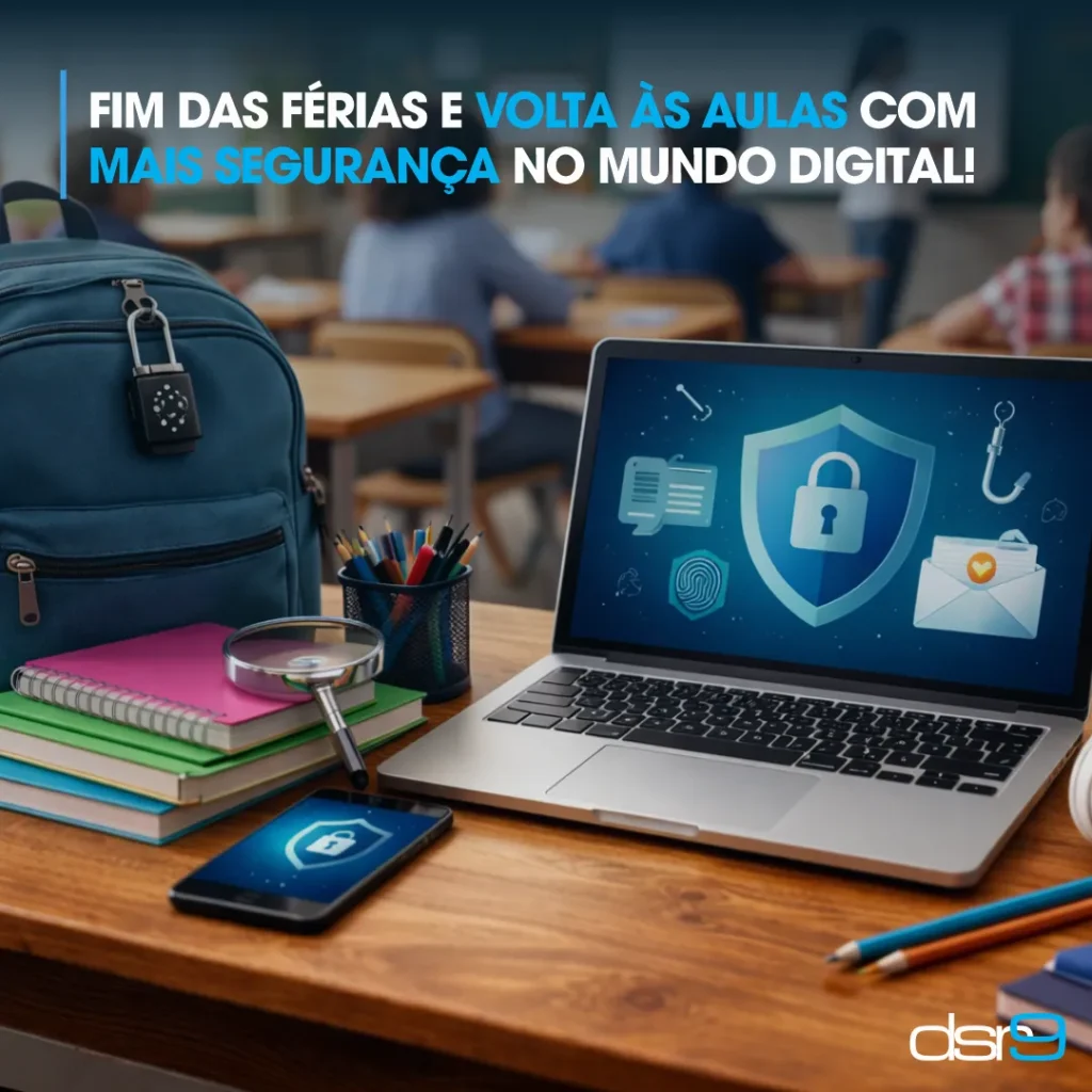 🎒📚 Fim das férias e volta às aulas com mais segurança no mundo digital!🔐💻