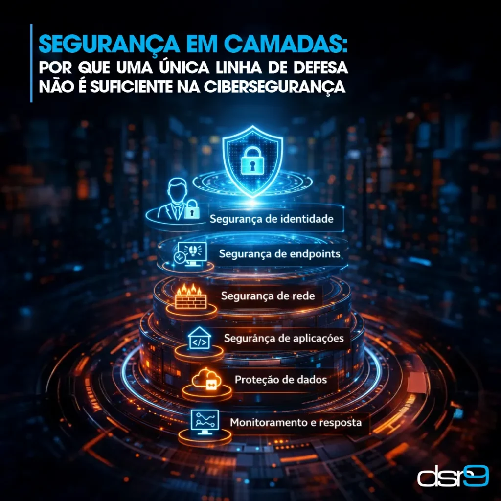 Segurança em Camadas: por que uma única linha de defesa não é suficiente na cibersegurança