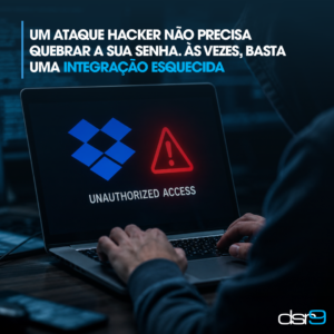 UM ATAQUE HACKER NÃO PRECISA QUEBRAR A SUA SENHA. ÀS VEZES, BASTA UMA INTEGRAÇÃO ESQUECIDA